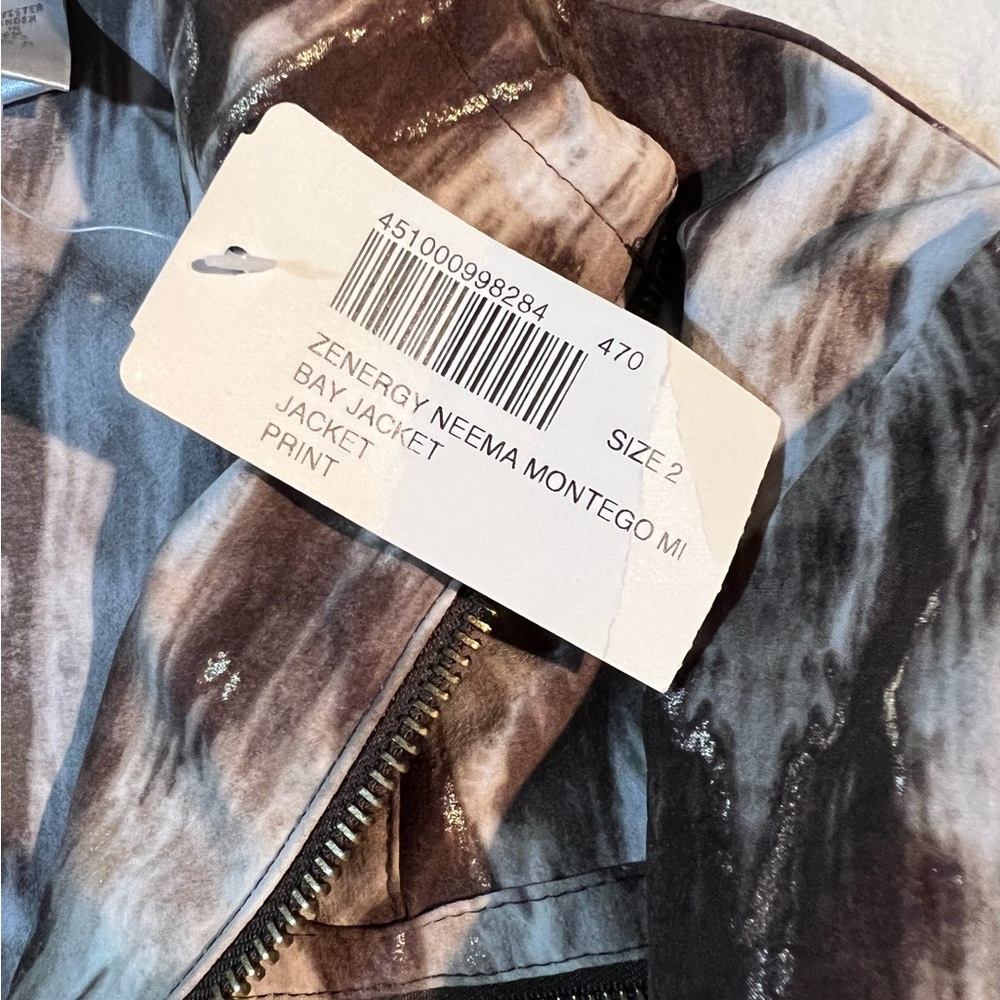 Women’s Chico’s Zenergy zip front lightweight jacket Size 2 (12-14)‎ - Picture 9 of 11